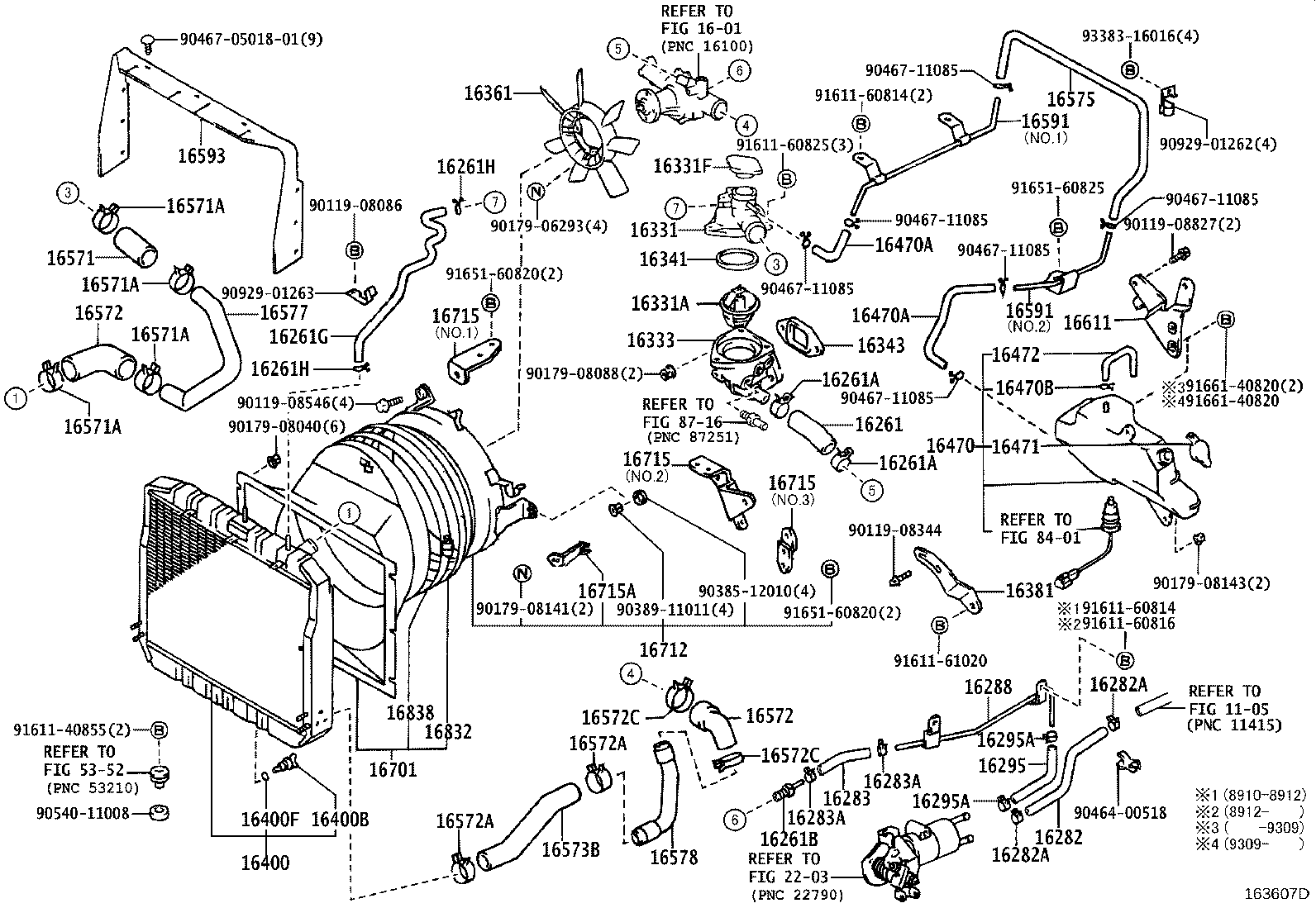 16381-58070 BAR, FAN BELT ADJUSTING product image