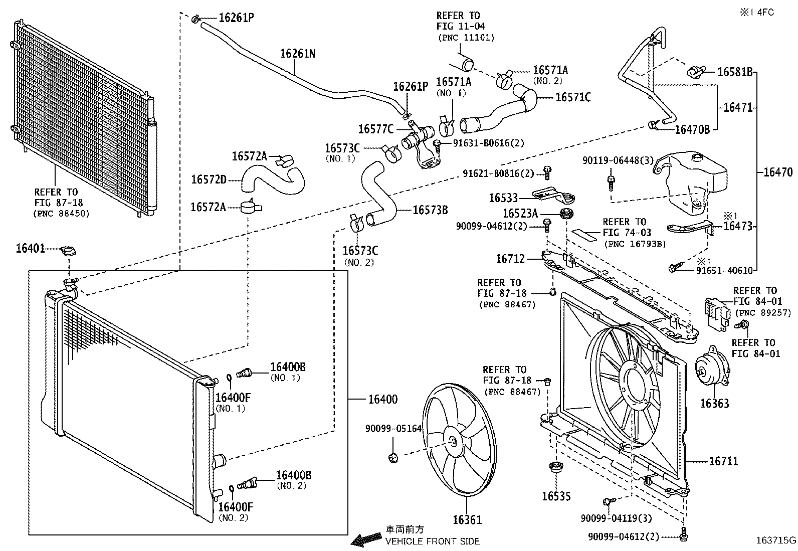 16262-0T020 HOSE, WATER INLET product image