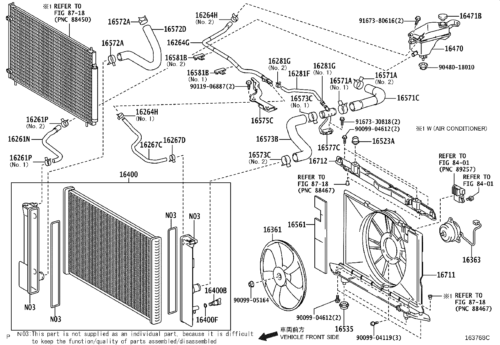 16206-33040 Water Bypass Pipe product image