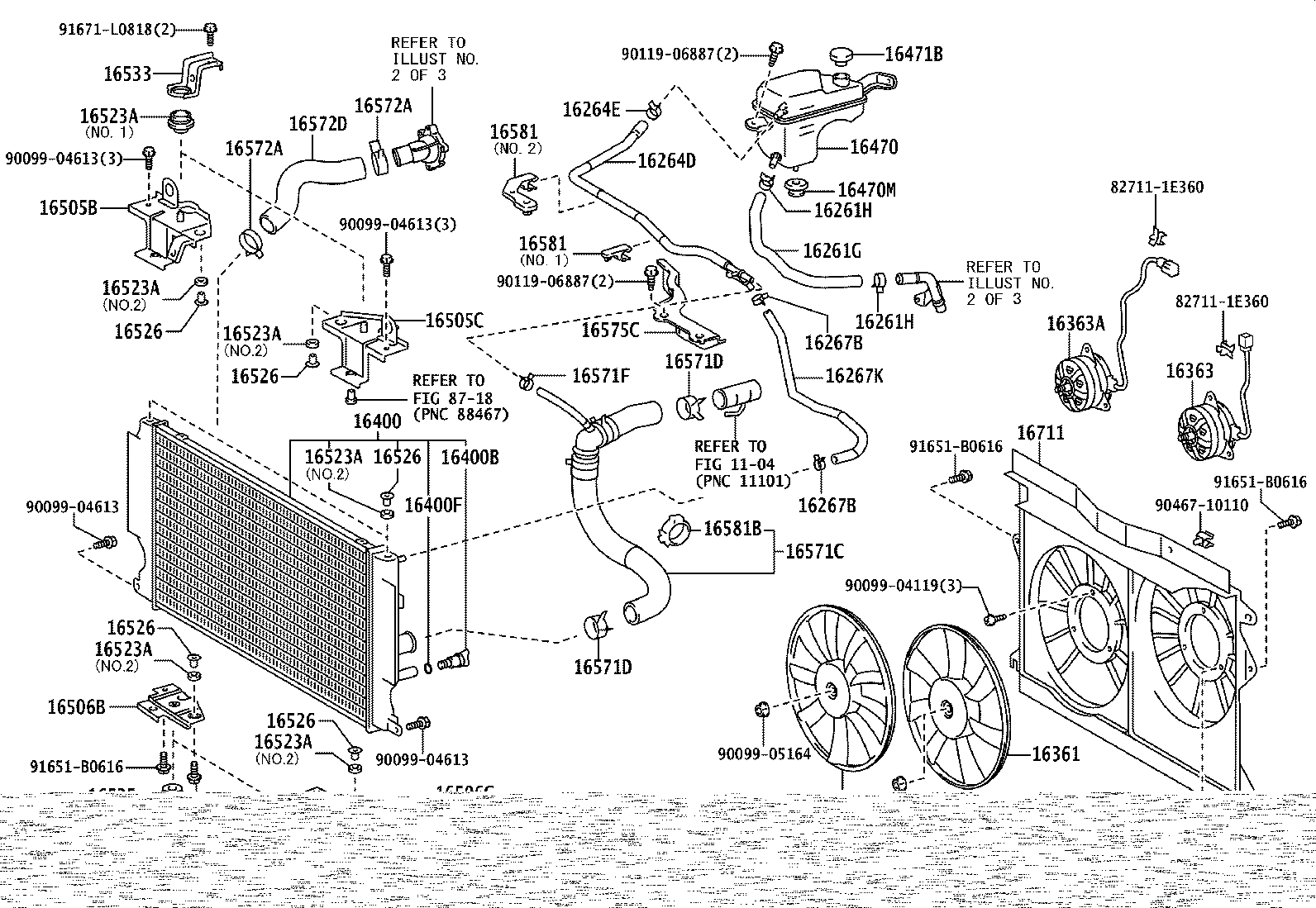 16206-33040 Water Bypass Pipe product image