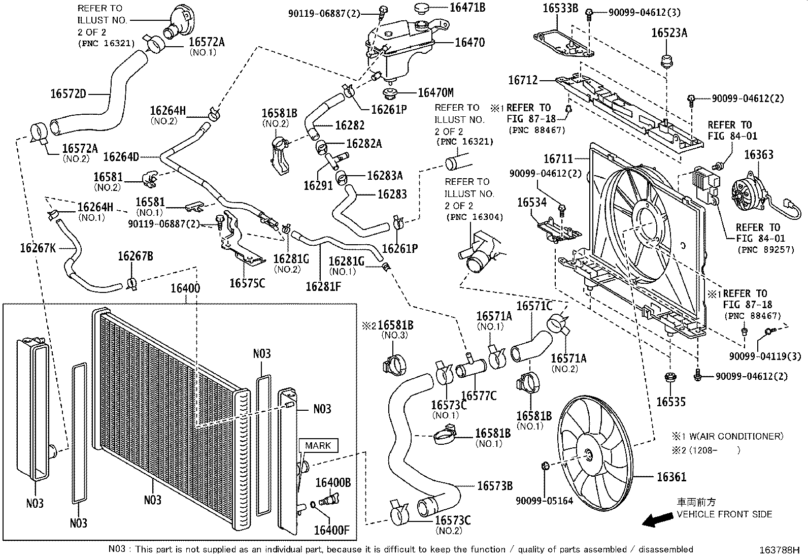 16206-33040 Water Bypass Pipe product image