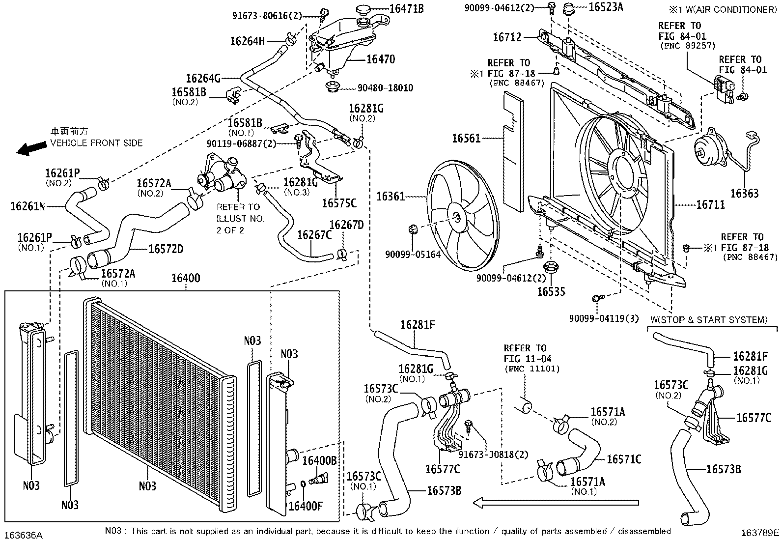 16206-33040 Water Bypass Pipe product image