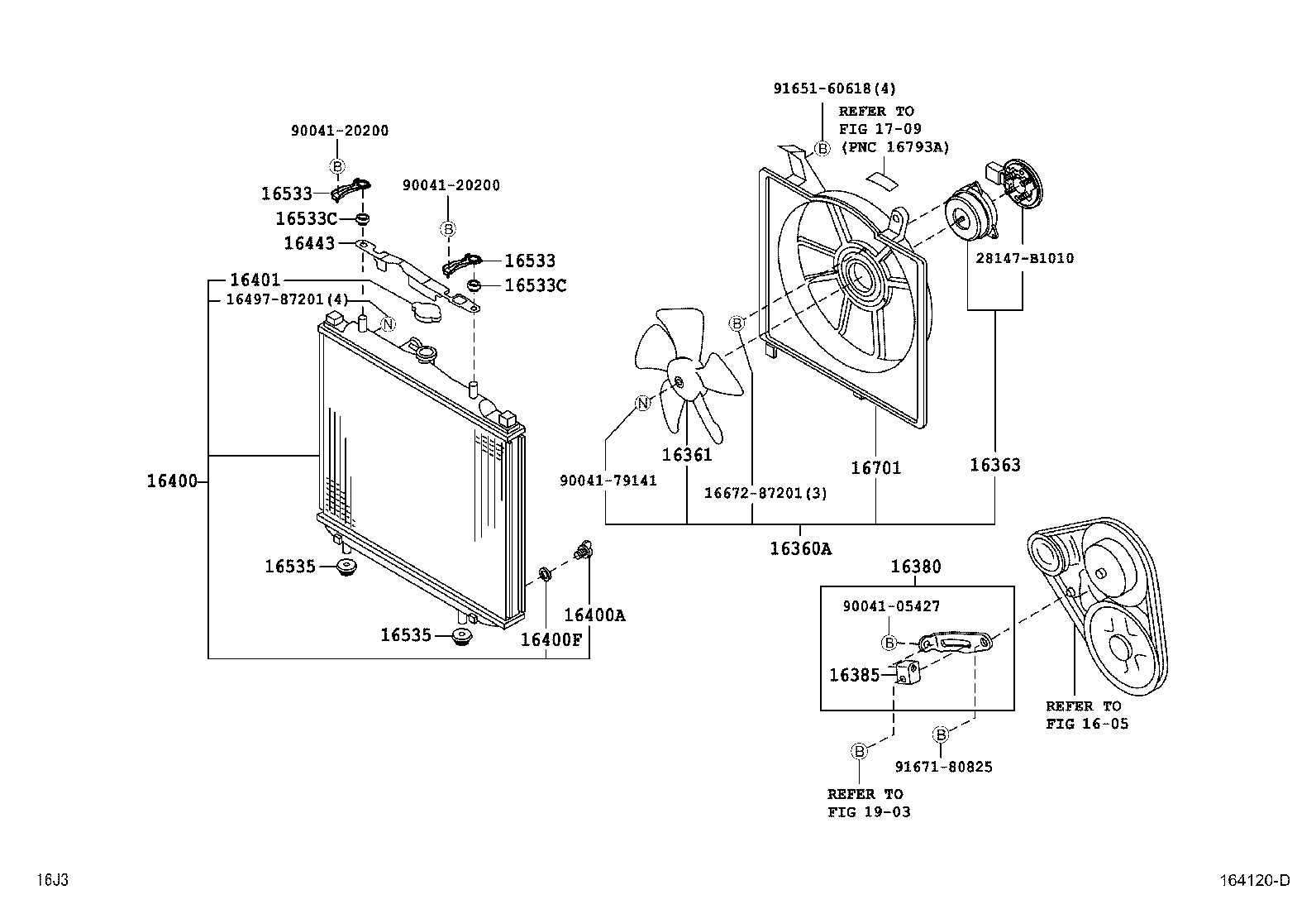 Toyota 16267-97401 HOSE, WATER BY-PASS, NO.3