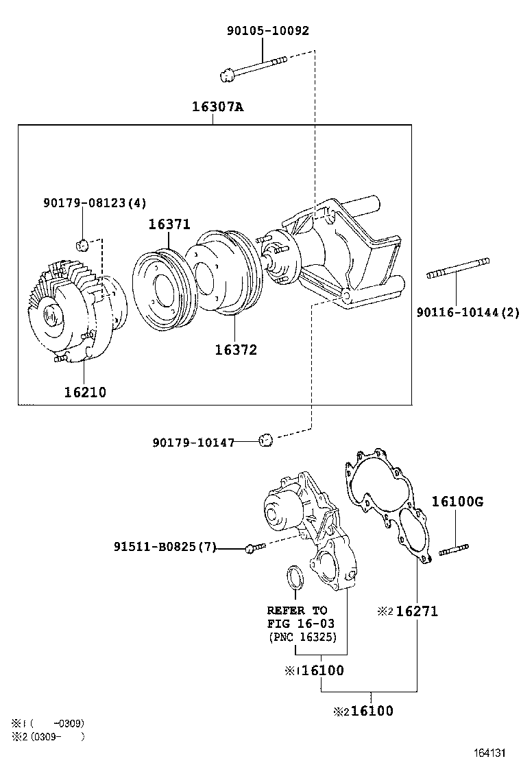 16307-62021 BRACKET SUB-ASSY, FAN product image