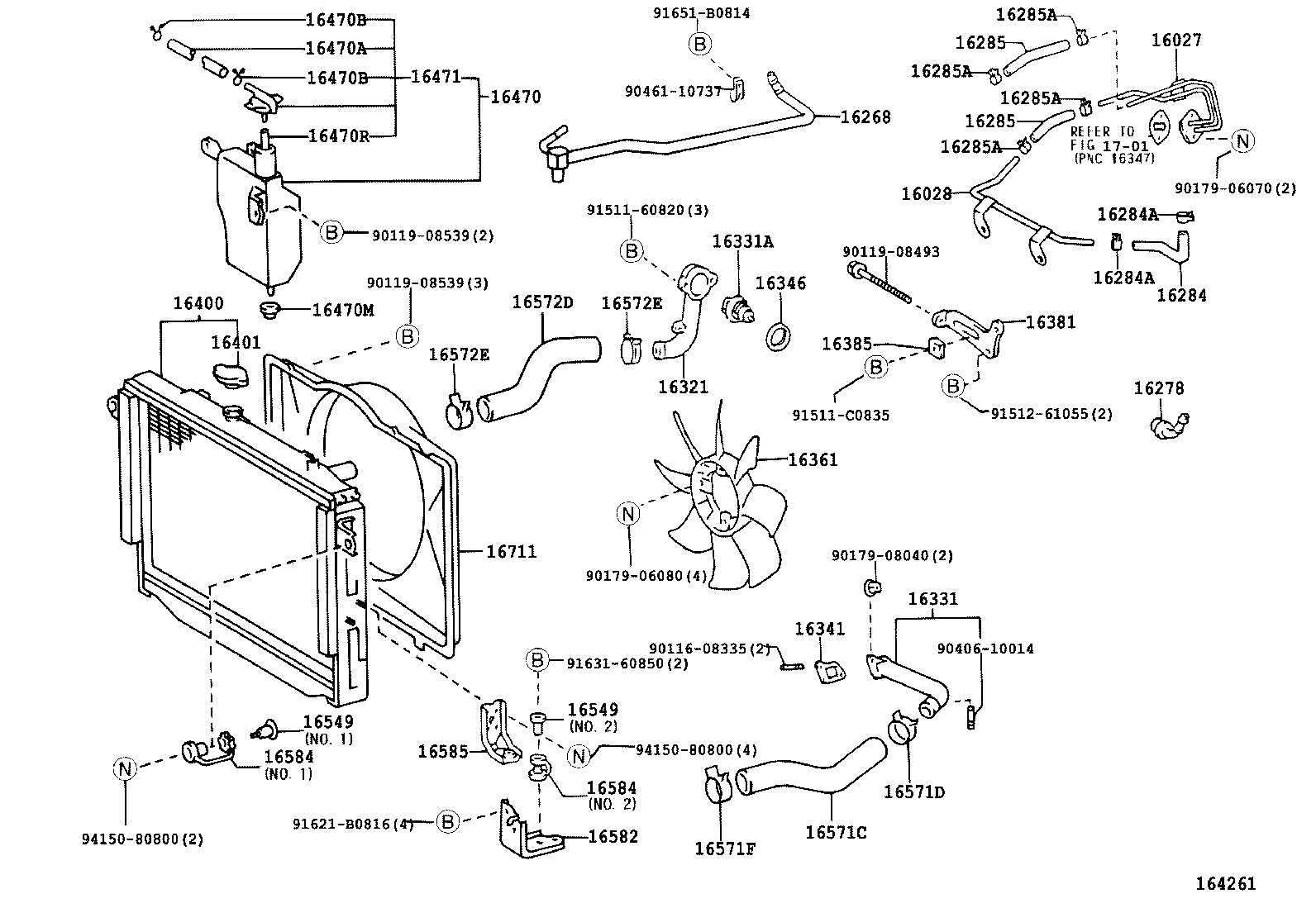 16361-66030 FAN product image