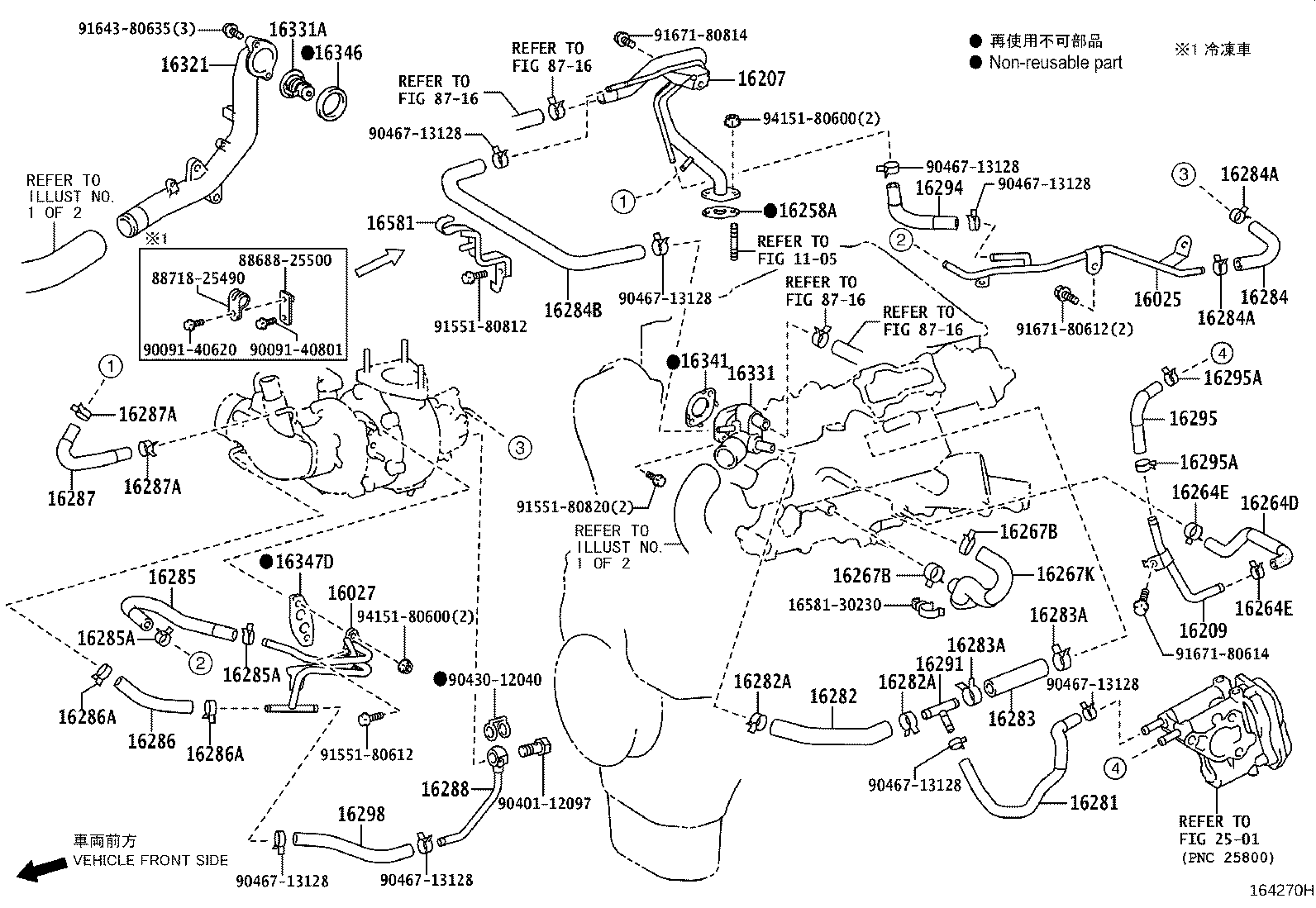 16572-75220 HOSE, RADIATOR, OUTLET product image