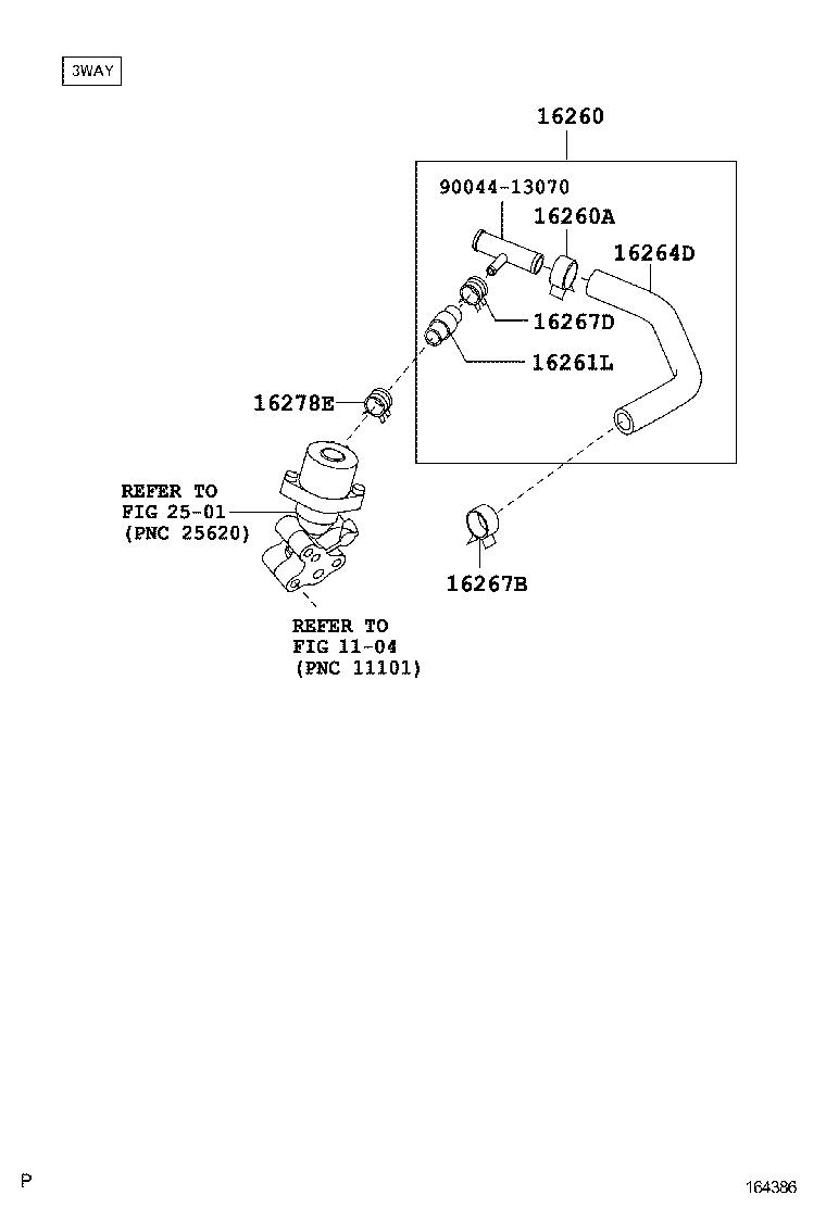 16380-B1010 BAR, FAN BELT ADJUSTING product image