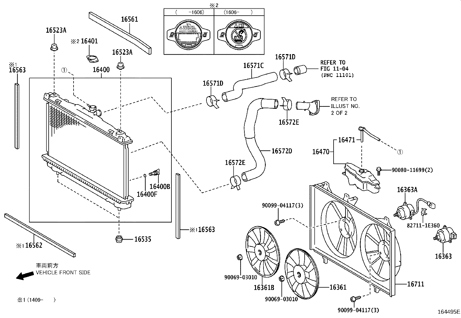 Toyota 16400-0V110 RADIATOR ASSY