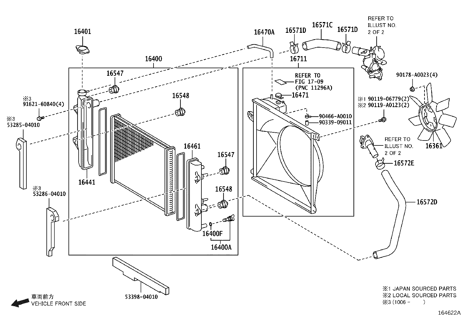 Toyota 16282-0P020 HOSE, WATER BY-PASS, NO.5