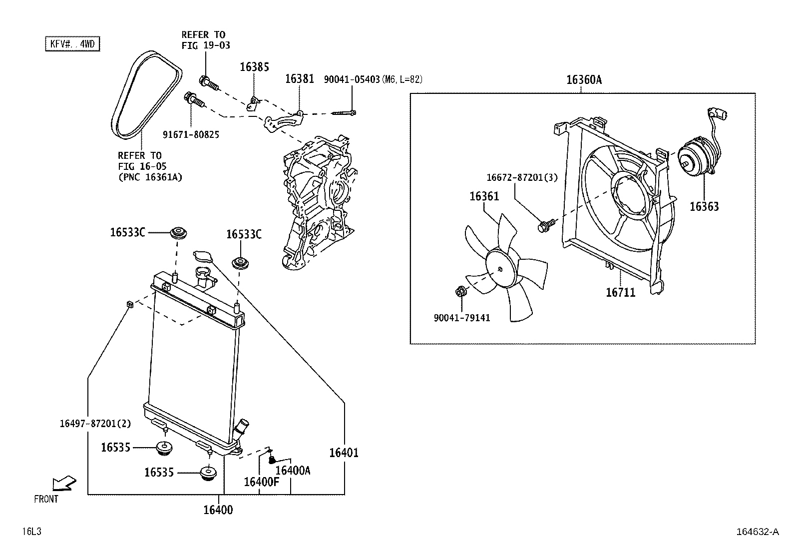 16285-64010 HOSE, TURBO WATER, NO.2 product image