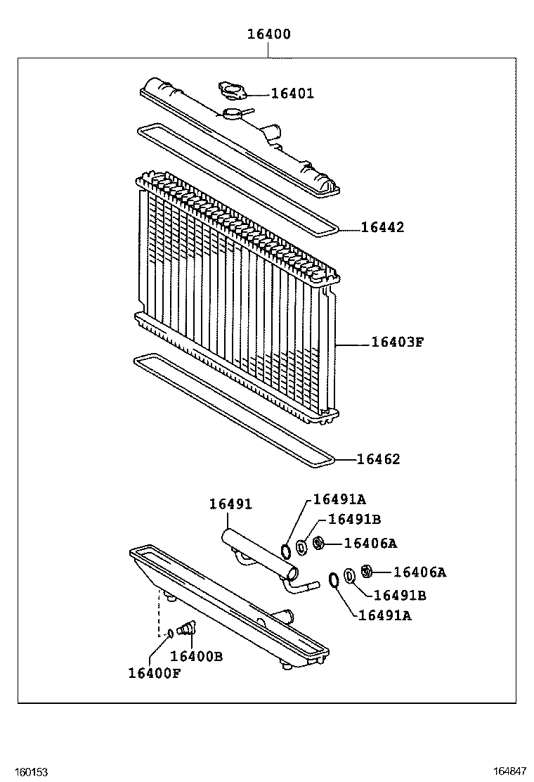 16400-16700 RADIATOR ASSY product image