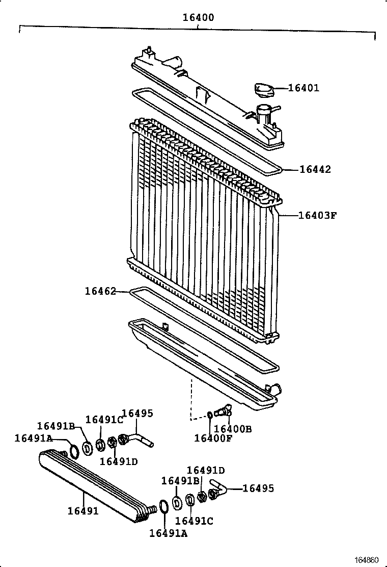 16400-62200 RADIATOR ASSY product image