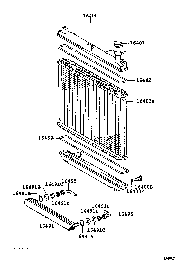 16572-54550 HOSE, RADIATOR, OUTLET product image