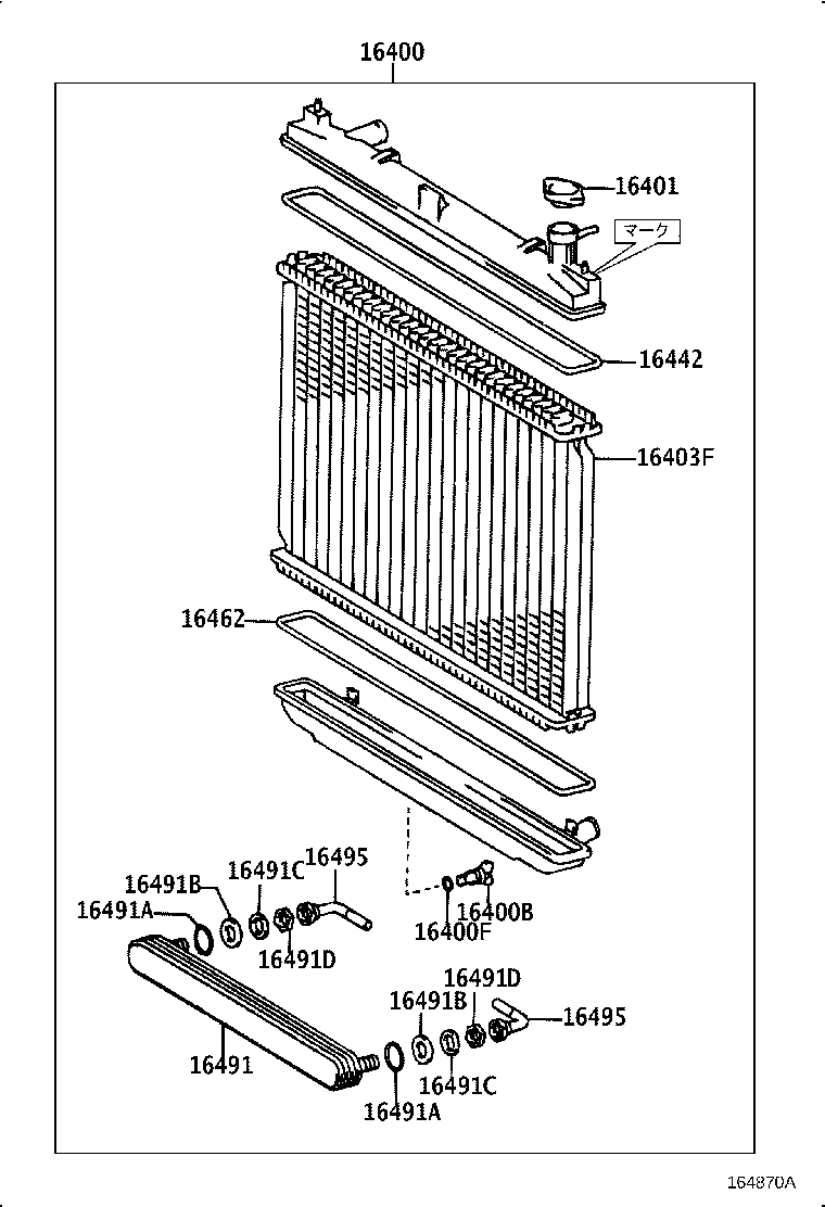 16572-54550 HOSE, RADIATOR, OUTLET product image