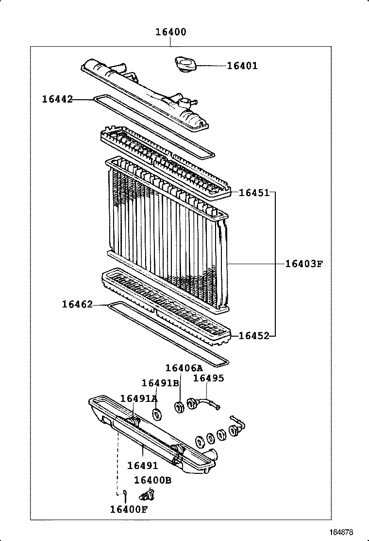 16381-70042 BAR, FAN BELT ADJUSTING product image