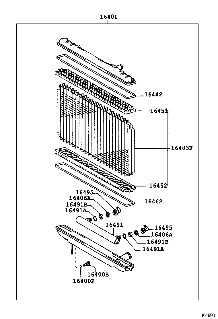 16261-88401 HOSE, WATER BY-PASS product image
