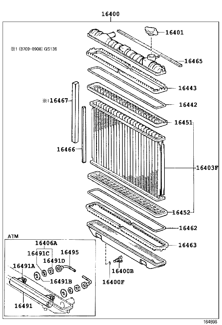 16381-70031 BAR, FAN BELT ADJUSTING product image