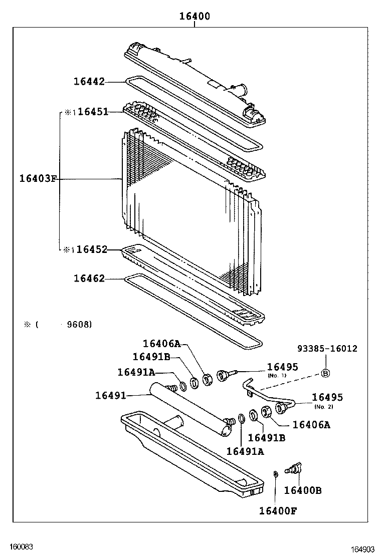 16206-50030 Water Bypass Pipe product image