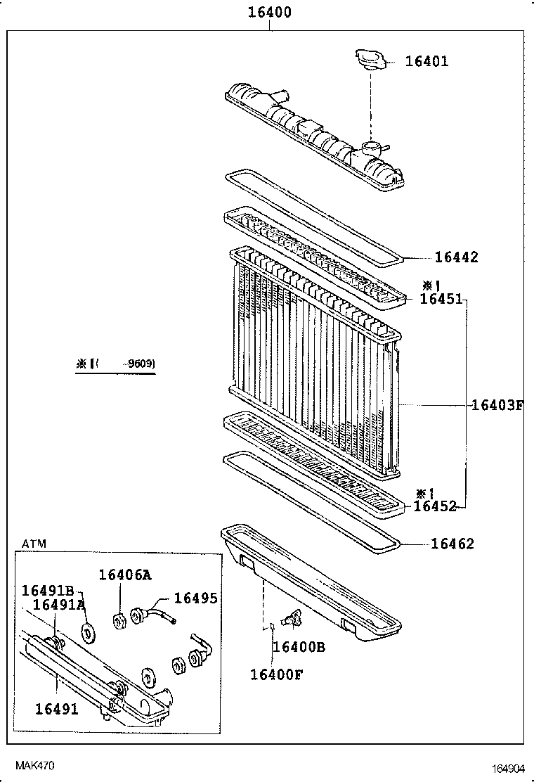 16333-70040 HOUSING, WATER OUTLET product image