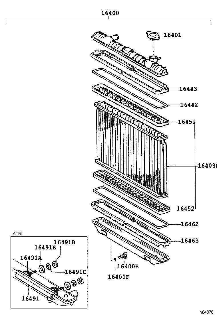 16572-54310 HOSE, RADIATOR, OUTLET product image