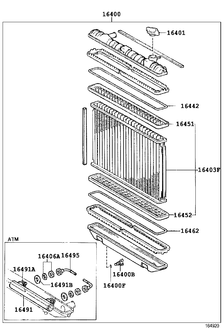 16381-70031 BAR, FAN BELT ADJUSTING product image