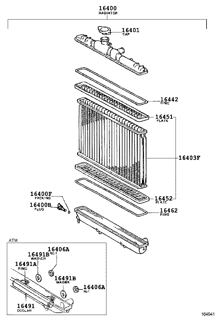 16261-11050 HOSE, WATER BY-PASS product image