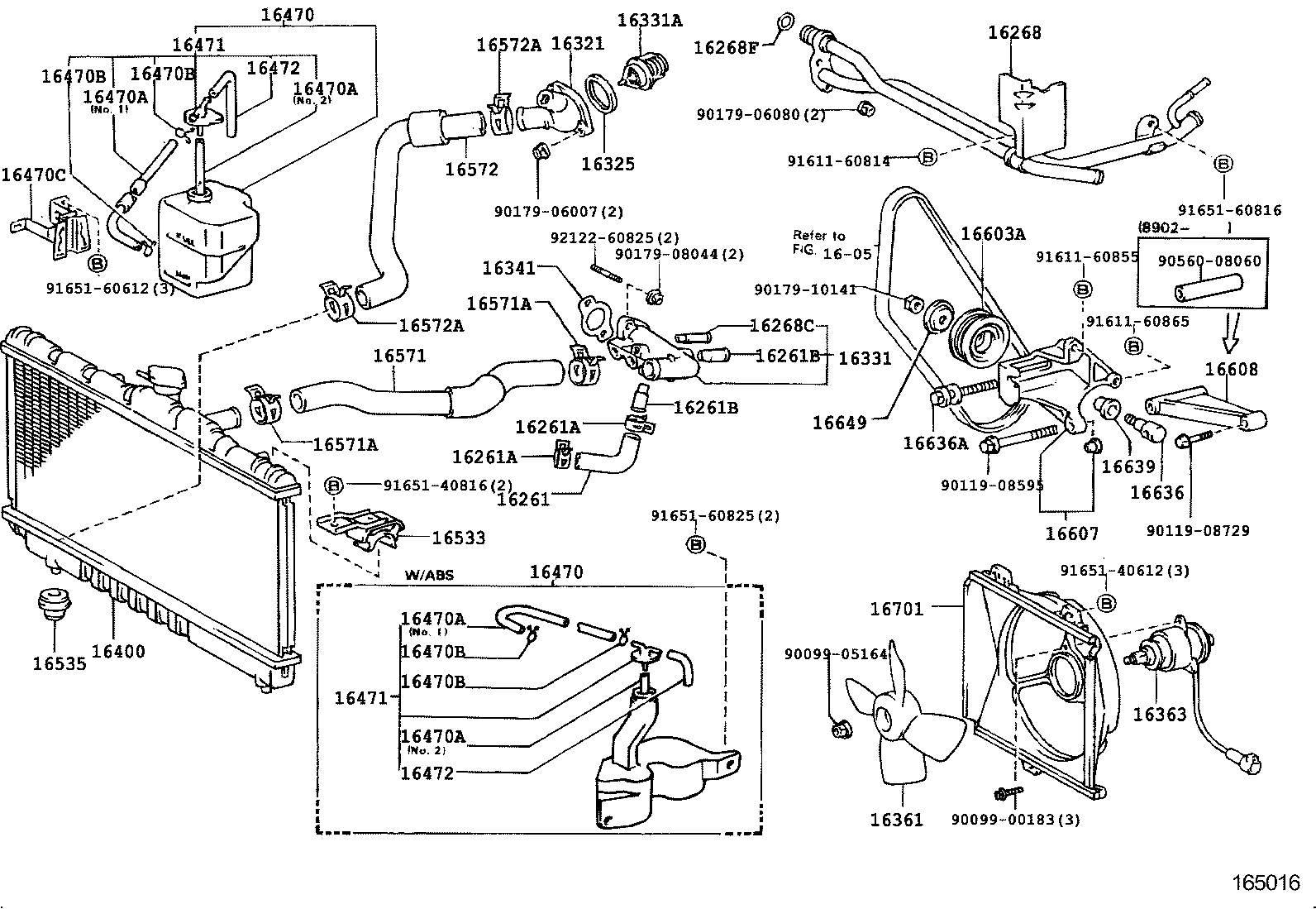 16470-74170 TANK ASSY, RADIATOR RESERVE product image