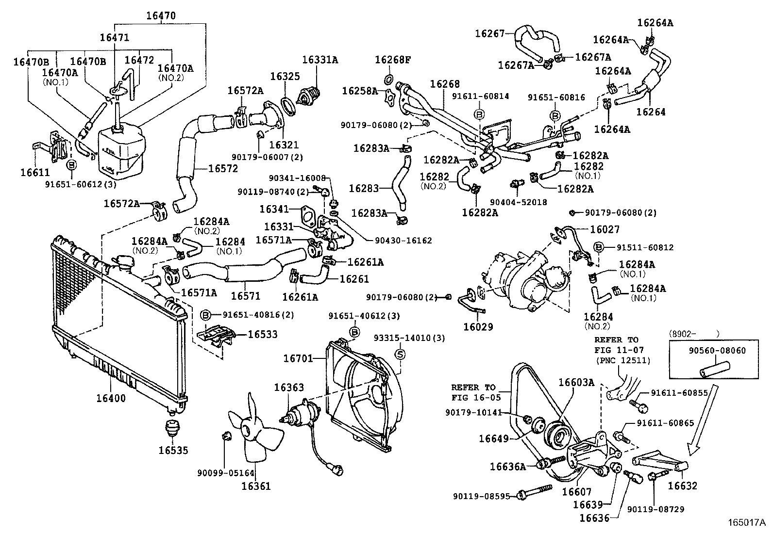 16470-74170 TANK ASSY, RADIATOR RESERVE product image