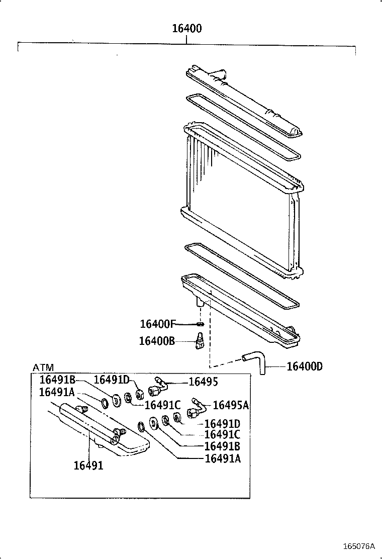 90445-16048 HOSE, WATER BY-PASS, NO.2 product image