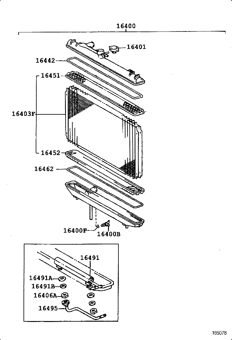 16381-62030 BAR, FAN BELT ADJUSTING product image