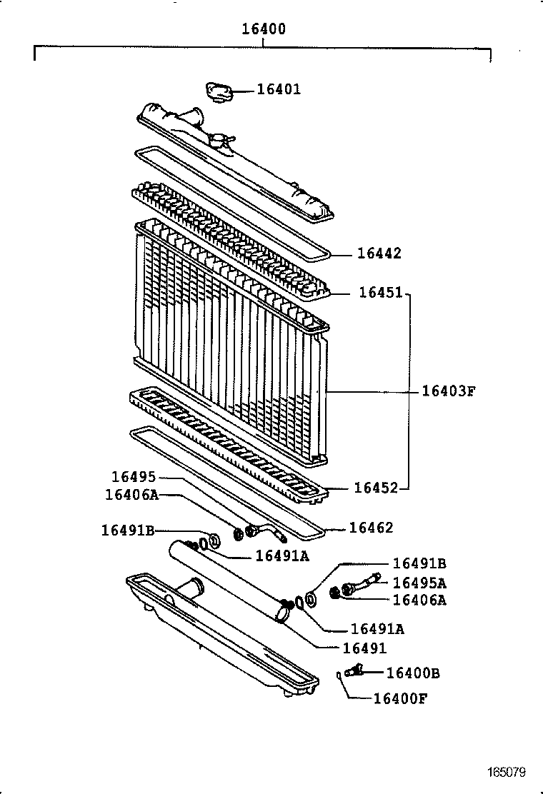 16261-62030 HOSE, WATER BY-PASS product image