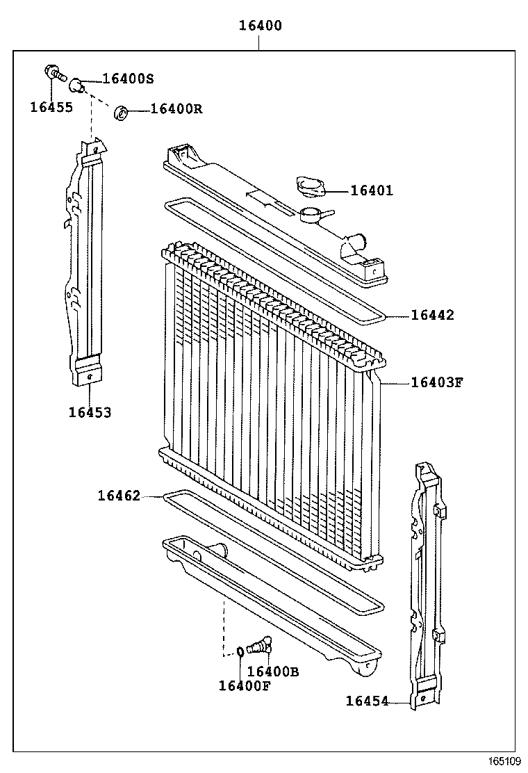 16400-75190 RADIATOR ASSY product image