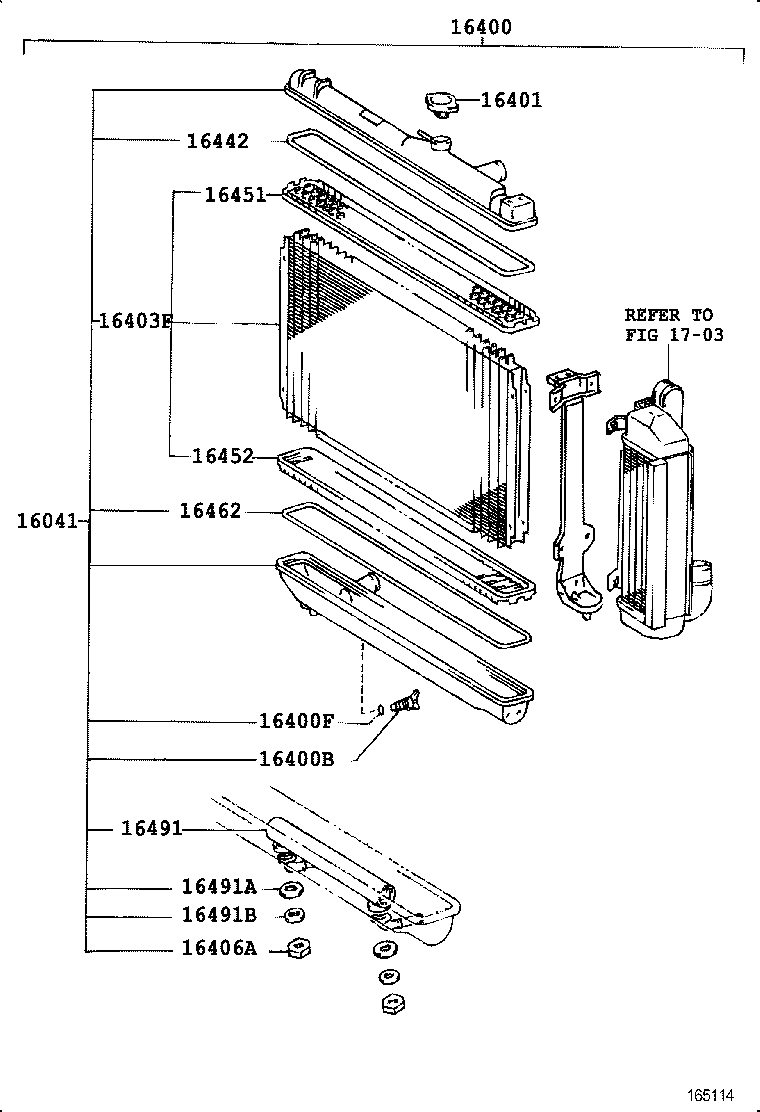 16381-62030 BAR, FAN BELT ADJUSTING product image