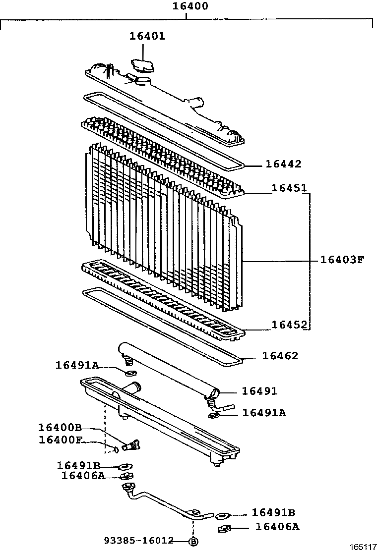 16363-64100 MOTOR, COOLING FAN product image