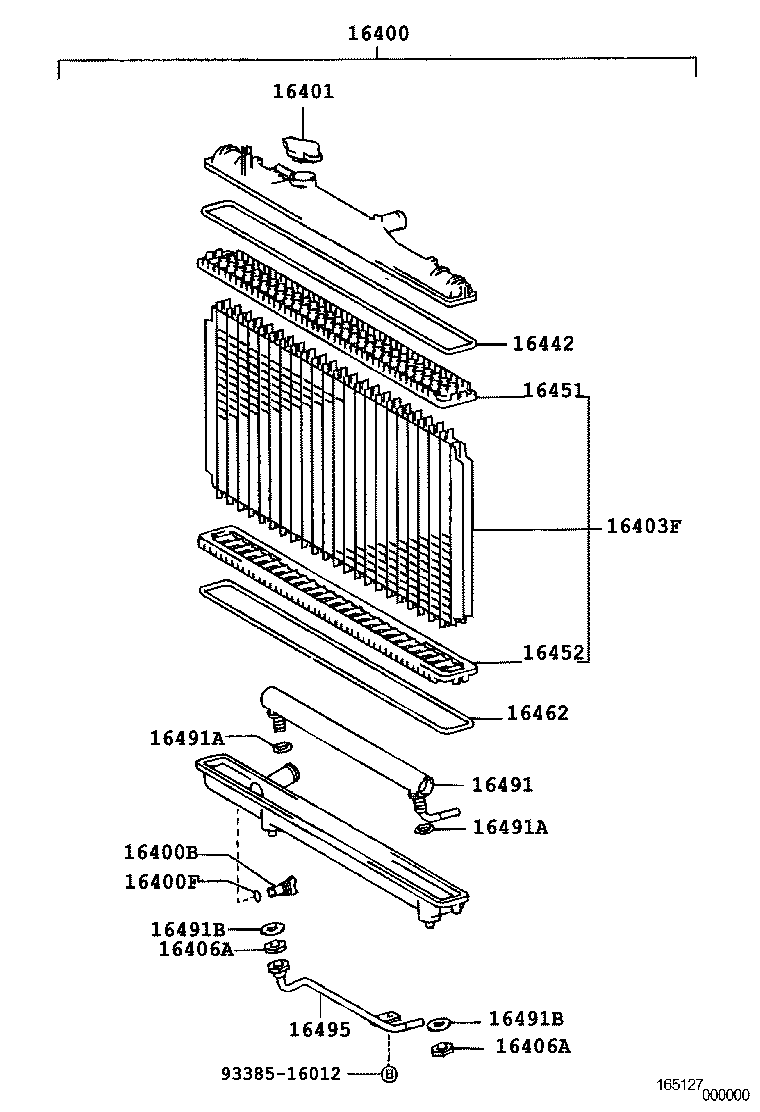 16363-64100 MOTOR, COOLING FAN product image