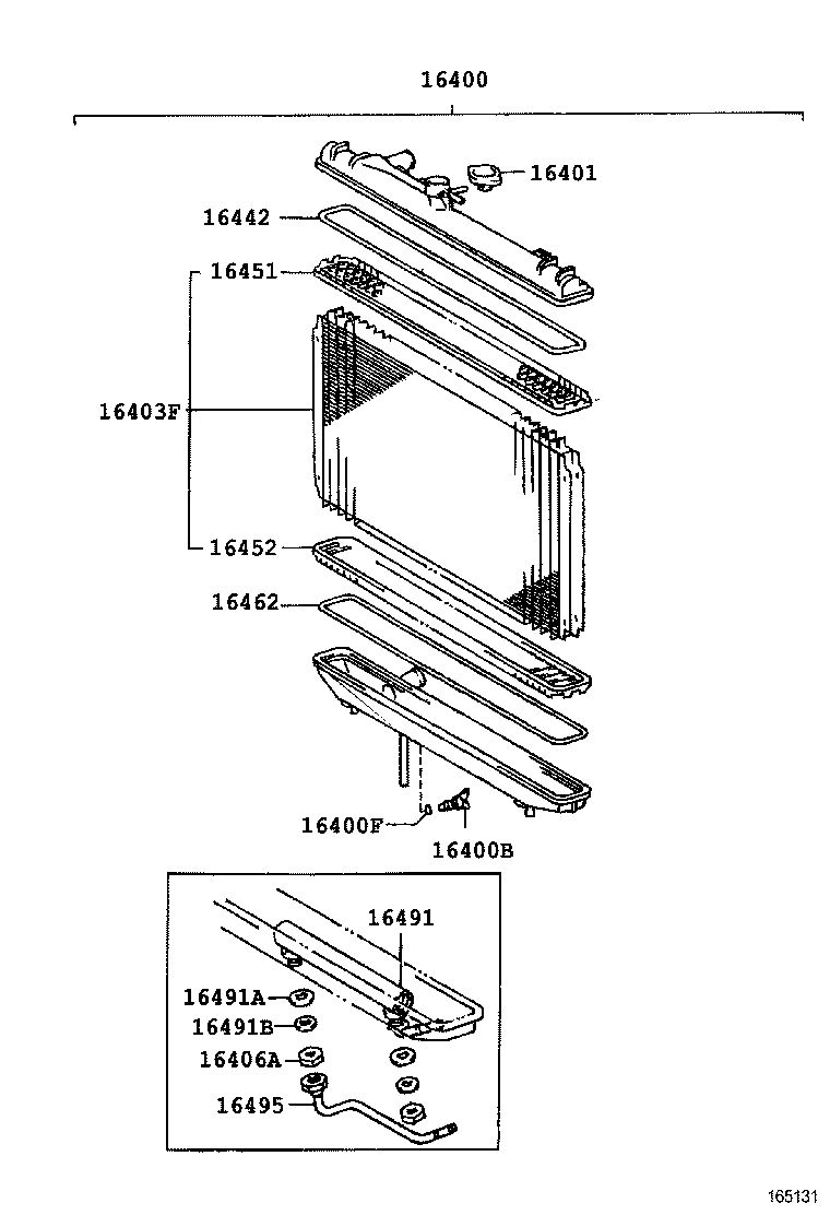 16381-62030 BAR, FAN BELT ADJUSTING product image