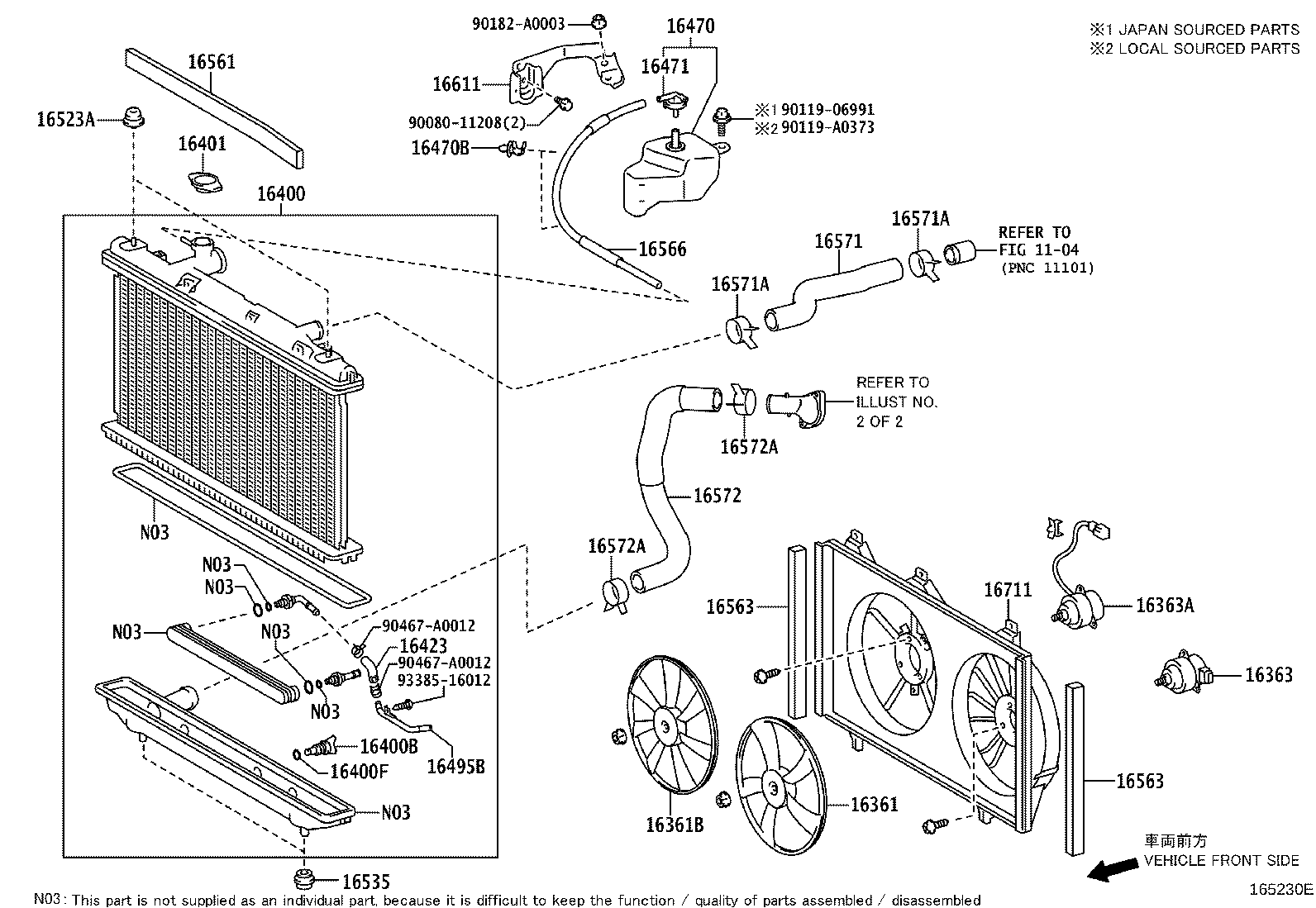 16032-0V050 HOUSING, WATER INLET product image