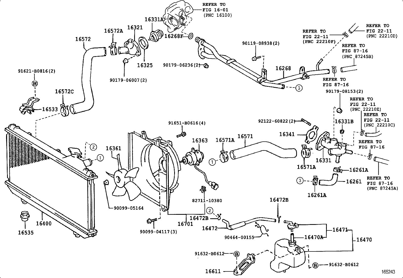 16400-7A470 RADIATOR ASSY product image