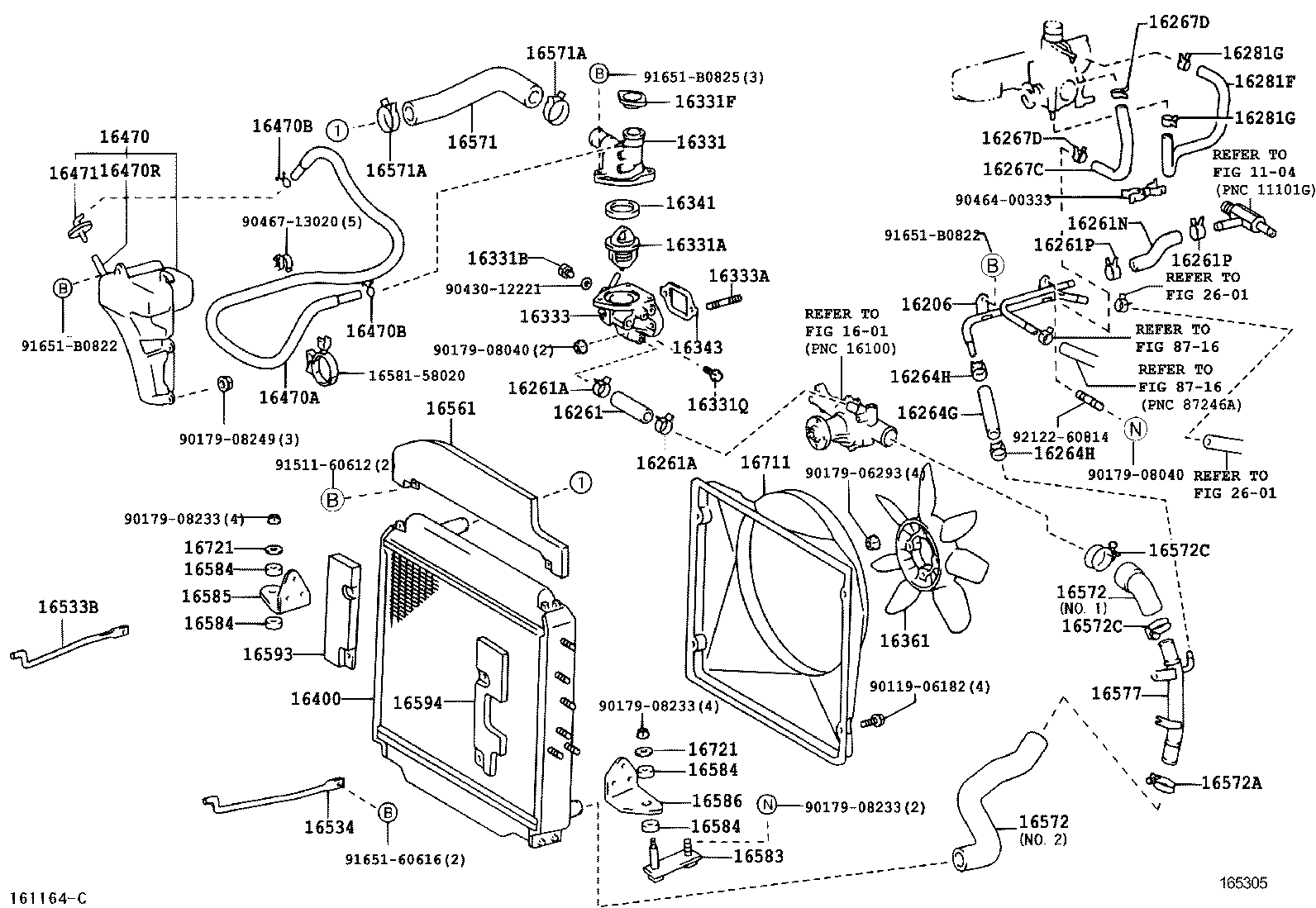 16303-78082 HOUSING, WATER OUTLET product image