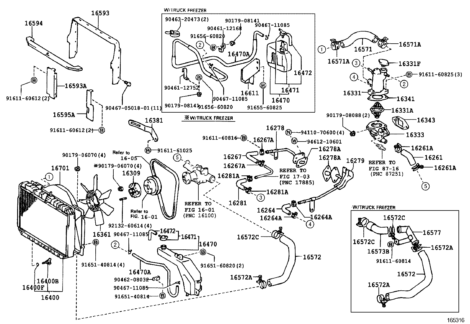16381-58070 BAR, FAN BELT ADJUSTING product image