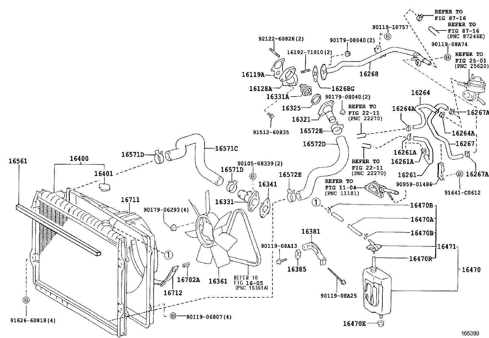 16400-75190 RADIATOR ASSY product image