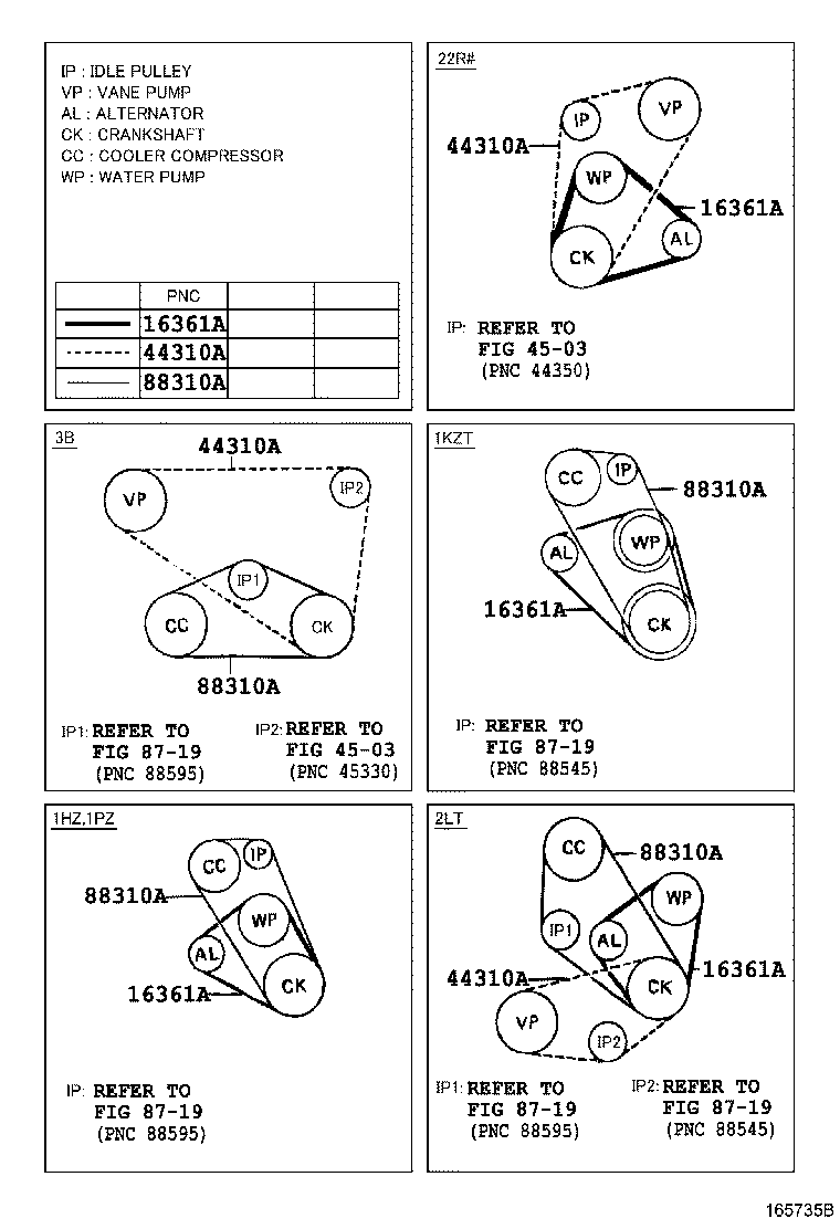 90916-02452 BELT, V(FOR FAN & ALTERNATOR) product image