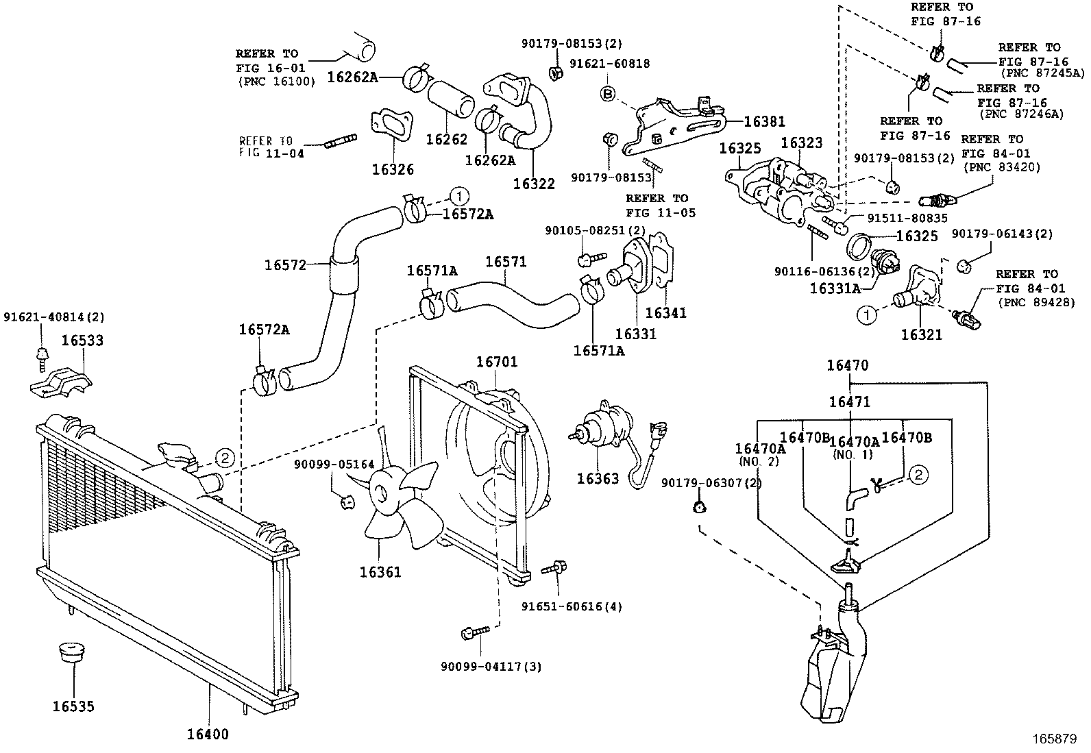 16400-15670 RADIATOR ASSY product image