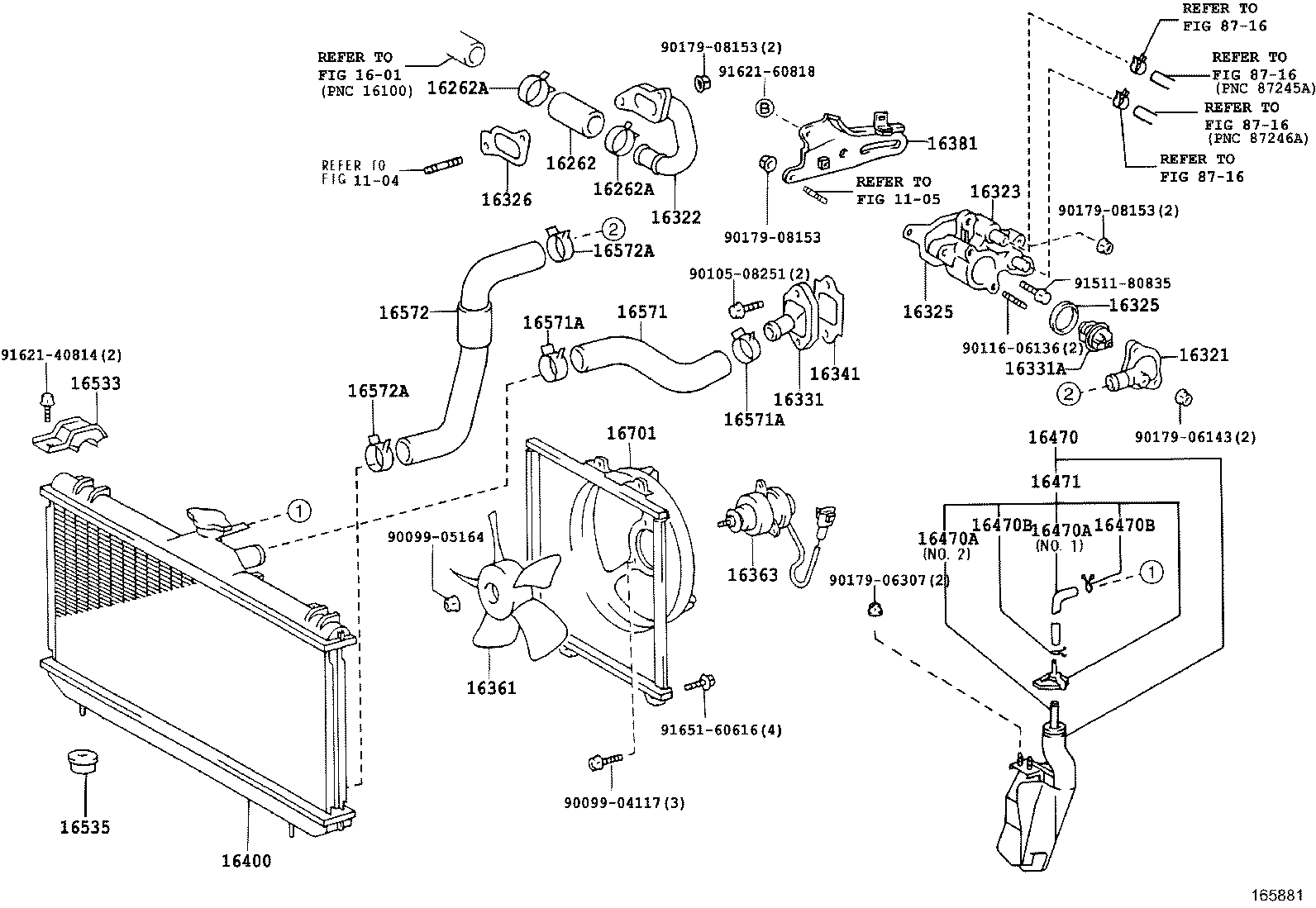 16400-16730 RADIATOR ASSY product image