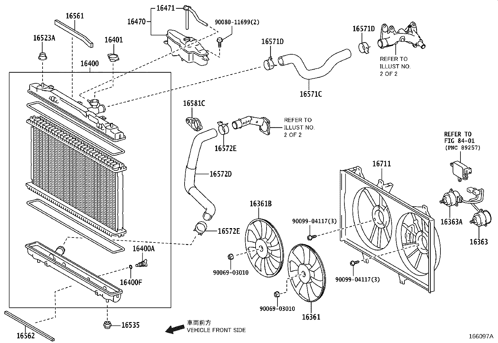 16581-0P010 CLAMP, HOSE(FOR RADIATOR HOSE NO.2) product image