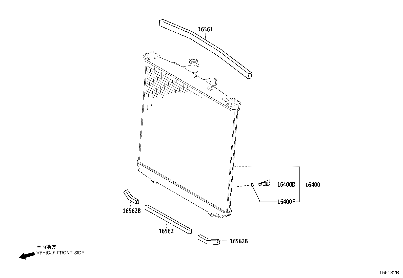 16322-31100 PIPE, WATER INLET product image