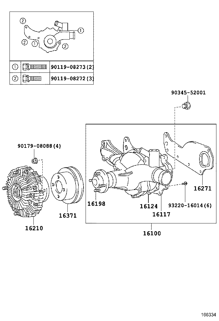 16210-17060 COUPLING ASSY, FLUID product image