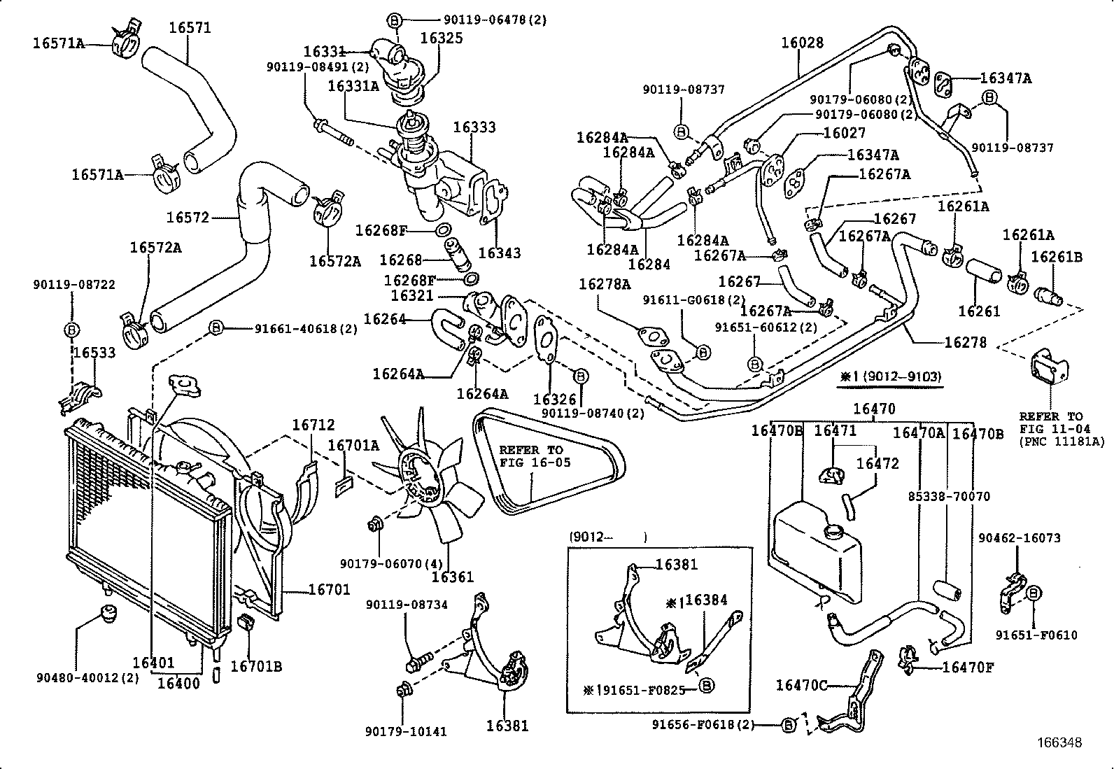 16381-88301 BAR, FAN BELT ADJUSTING product image