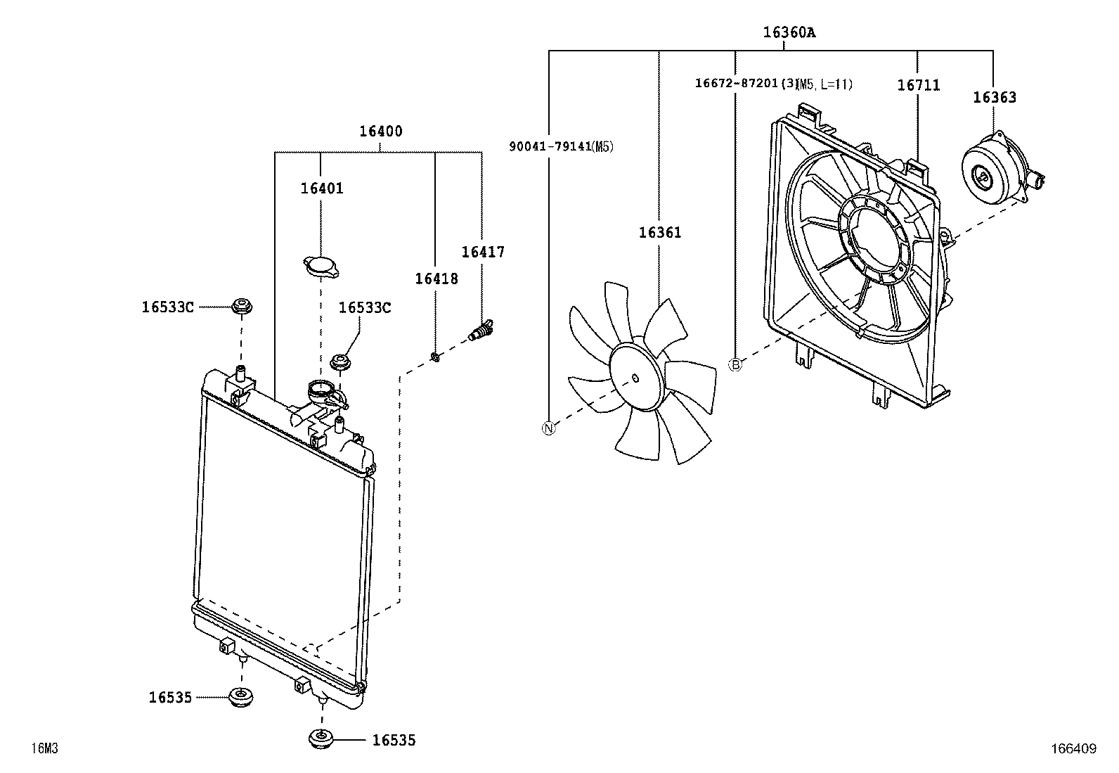 16361-B1040 FAN product image
