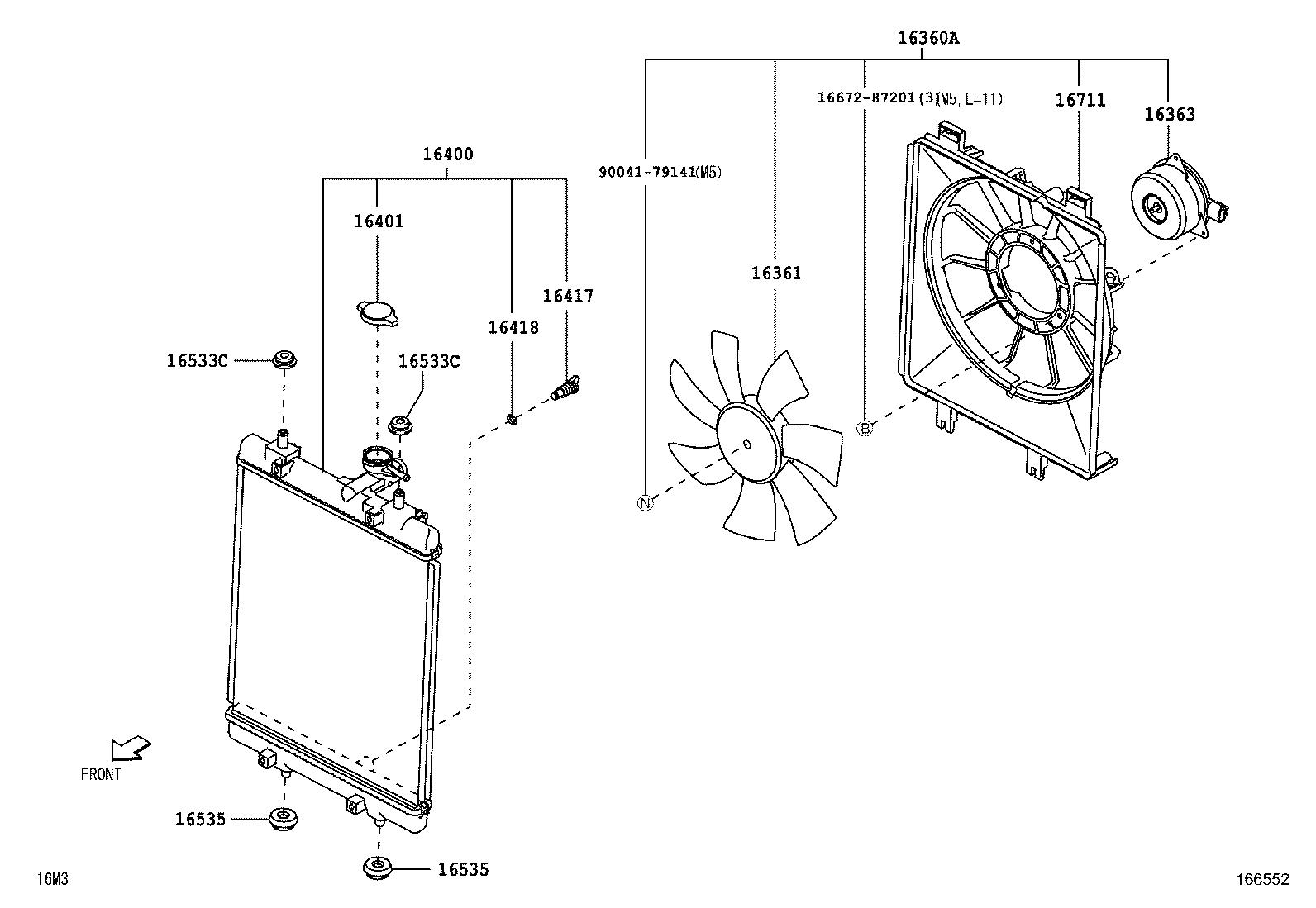 16361-B2080 FAN product image